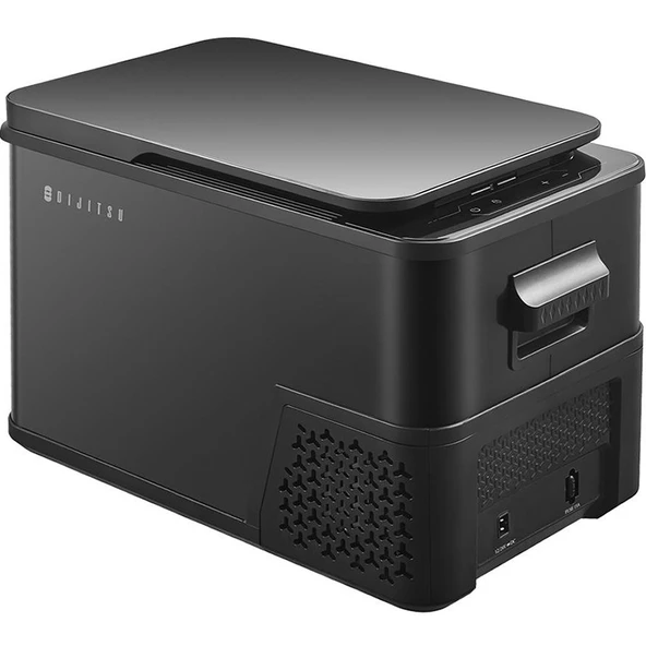 Dijitsu AB200 27 Litre 12/24/220 V Dijital Araç Tipi Kompresörlü Mini Buzdolabı - Siyah ürün görseli 1