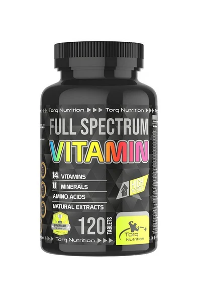 Torq Nutrition Full Spectrum Vitamin 120 Tablet ürün görseli 1