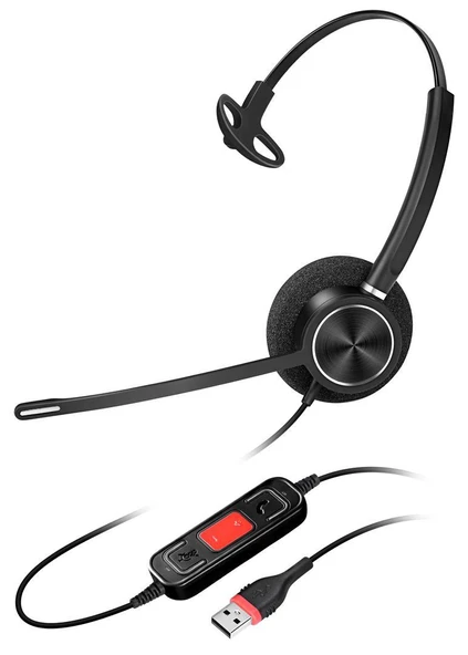 Inbertec C10m Mono Mikrofonlu Çağrı Merkezi Kulaklığı ürün görseli 1