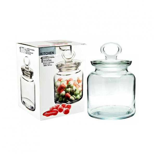 Paşabahçe 2 Adet Kitchen Plastik Contalı Cam Kavanoz 98671 ürün görseli 1