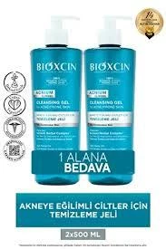 Bioxcin Acnium Yüz Yıkama Jeli Sebium Dengeleyici 500 ml - 1+1 Hediyeli ürün görseli 1