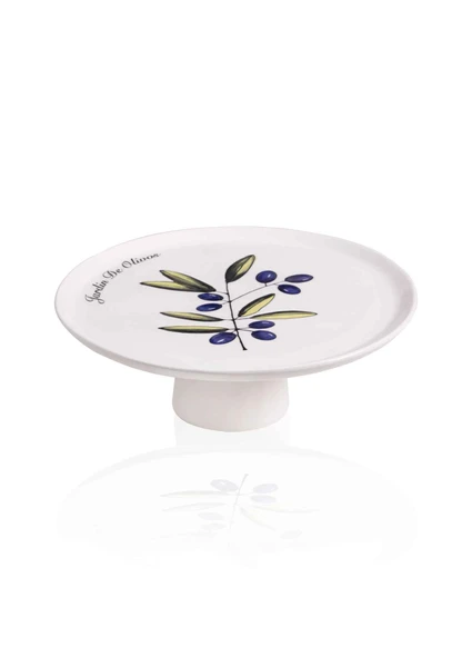 The Mia Olivos Ayaklı Servis Tabağı 10x30 cm ürün görseli 1