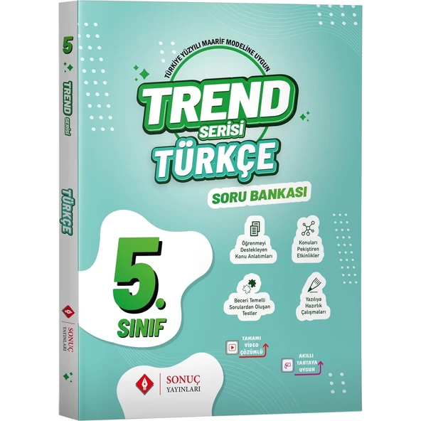 5.Sınıf Trend Serisi Türkçe Soru Bankası 2025 - 2026 ürün görseli 1