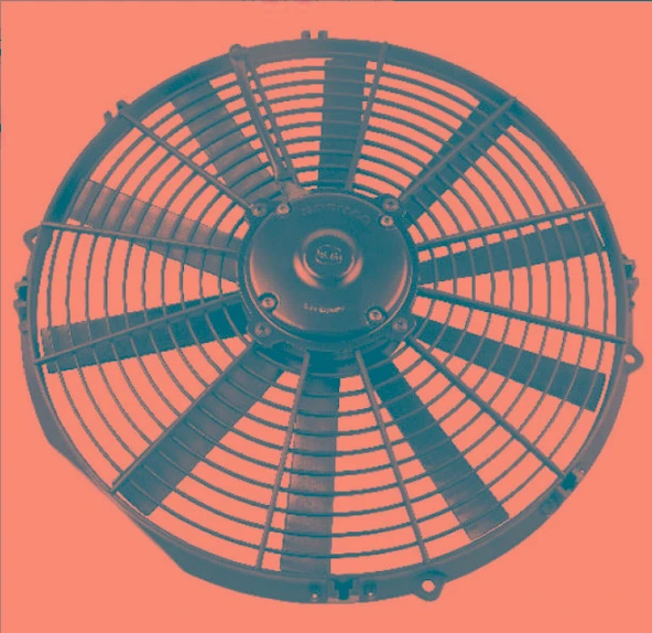 Unıversal Truck Aksıyel Fan Motoru 12v 14 Komple Yassı Genis Emici 350mm 2850 M3 / H 74315021 - Kormas 5 702 114 120 002 ürün görseli 1