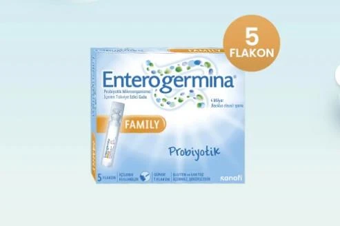 Enterogermina Family Probiyotik 5ml x 5 Flakon ürün görseli 1