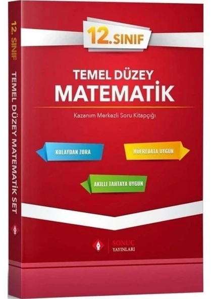 12.Sınıf Temel Düzey Matematik Tek Kitap 2025 - 2026 ürün görseli 1
