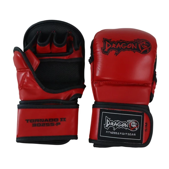 DragonDo 30255-P Tornado MMA Eldiveni Kırmızı Kaplumbağa MMA Eldiveni ürün görseli 1