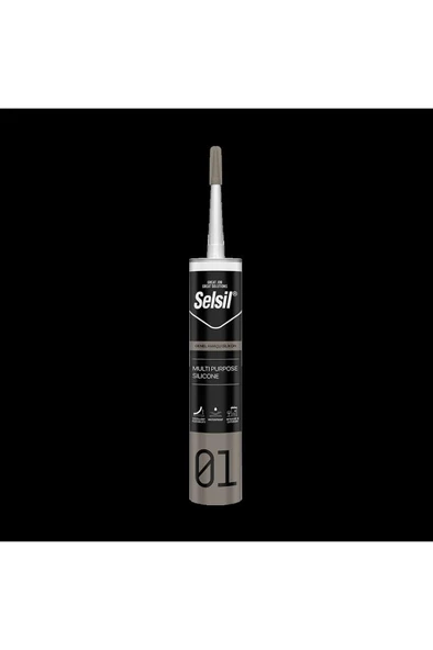 Selsil Genel Amaçlı Silikon 280gr - Şeffaf ürün görseli 1