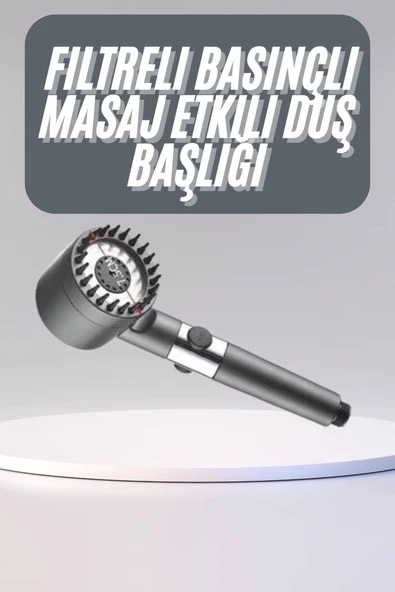 Yüksek Performanslı Masaj Etkili Su Tasarruflu Duş Başlığı Krom Kaplama Uzun Ömürlü ürün görseli 1