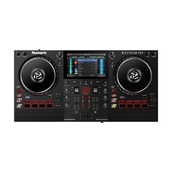 Numark Mixstream Pro + 2 kanal, Standalone, Hoparlörlü Streaming DJ Kontroller ürün görseli 1