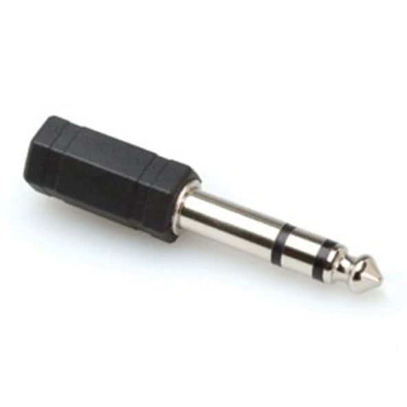 Hosa 3.5 mm. TRS (F) - 1/4' TRS (M) Adaptör (GPM-103) 3.5 mm. TRS (dişi) <-> 1/4" TRS (erkek) adaptör GPM-103 ürün görseli 1
