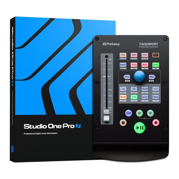 PreSonus FaderPort V2 DAW`lar için motorize fader`li transport remote (Yeni Nesil) ürün görseli 1
