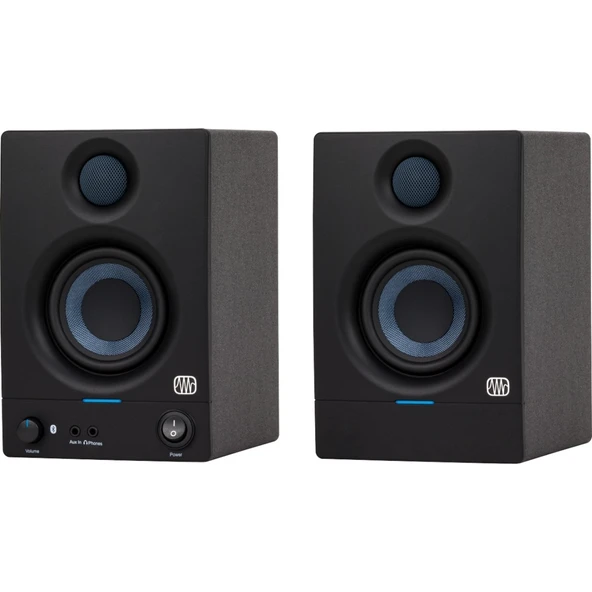 PreSonus Eris 3.5 BT MK II Yeni Nesil, Bluetooth 5.0 Bağlantılı 3.5" 2-Yollu aktif stüdyo monitor (Çift) ürün görseli 1