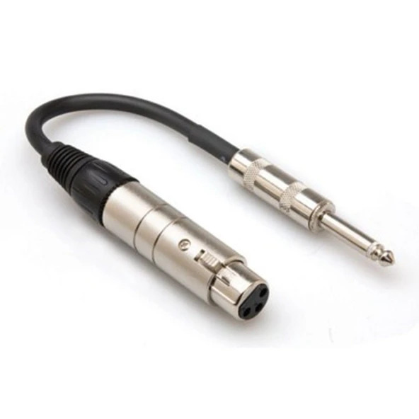 Hosa XLR (M) - 1/4' TS (F) Empedans Bağdaştırıcı ( MIT-176) XLR (Erkek) <-> 1/4" TS (Dişi) emdedans bağdaştırıcı MIT-176 ürün görseli 1