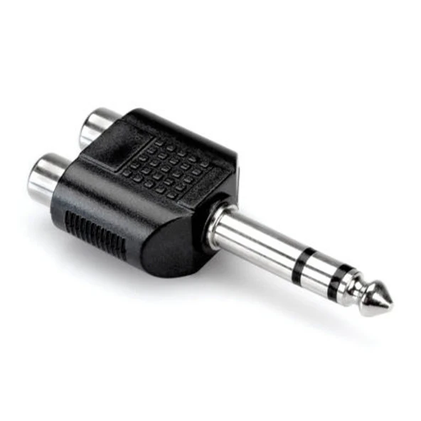 Hosa RCA (F) - TRS (M) Çevirici (GPR-484) RCA (dişi) <-> 1/4" TRS (erkek) çevirici GPR-484 ürün görseli 1