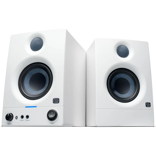 PreSonus Eris 3.5 BT MK II (Beyaz) Yeni Nesil, Bluetooth 5.0 Bağlantılı 3.5" 2-Yollu aktif stüdyo monitor (Çift) ürün görseli 1