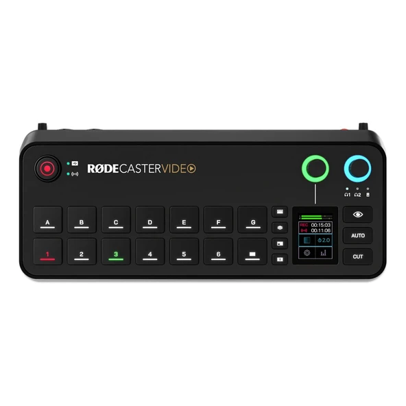 RØDE RØDECaster Video Gelişmiş Video ve Ses Prodüksiyon Konsolu ürün görseli 1