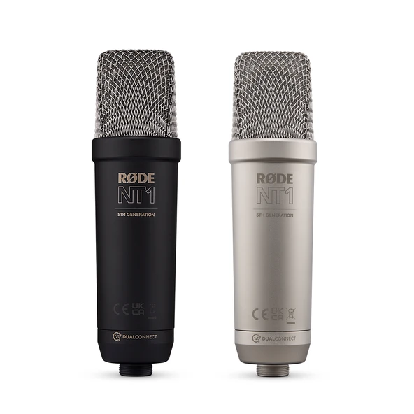 RØDE NT1 5th Generation - Gümüş Yeni nesil Analog/Dijital Cardioid Kondansatör mikrofon (mount ile birlikte) ürün görseli 1