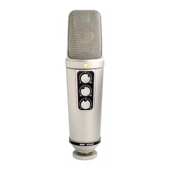 RØDE NT2000 Variable pattern kondansatör mikrofon (büyük shock mount ile birlikte) ürün görseli 1