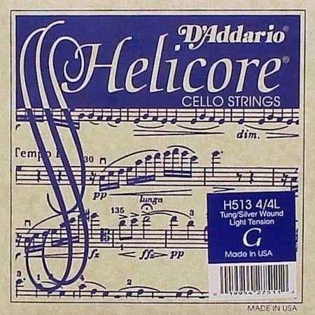 DADDARIO H513 DADDARIO H513 CELLO TEK TEL, HELICORE, 4/4, G-(SOL), MEDIUM ürün görseli 1