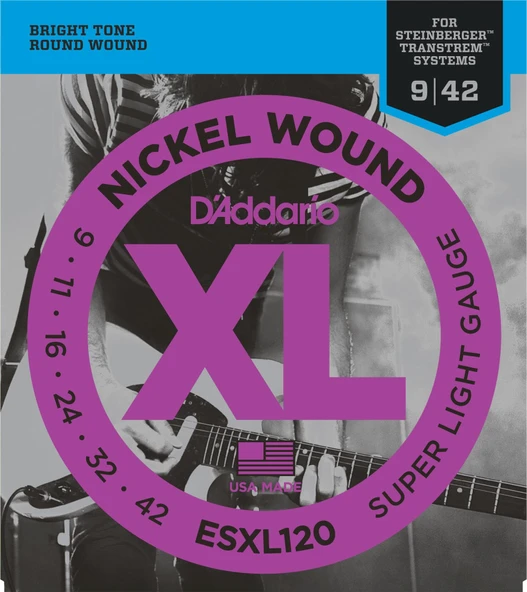 DADDARIO ESXL120 DADDARIO ESXL120 ELEKTRO GİTAR TEL SETİ, XL, 09-42, SUPER LIGHT DOUBLE BALL ürün görseli 1