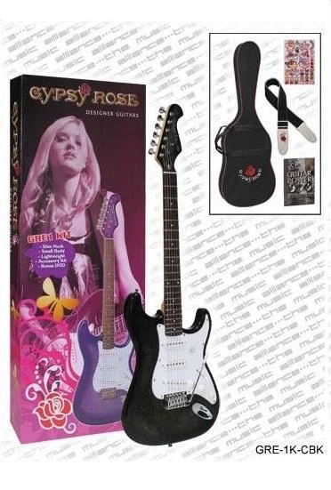 VALENCIA GRE1KCBK ELEKTRO GİTAR GYPSY ROSE SET (GIGBAG, STRAP, STICK ürün görseli 1