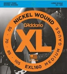 DADDARIO EXL160 DADDARIO EXL160 BASS GİTAR TEL SETİ, XL, 50-105, LONG SCALE, NICKEL ürün görseli 1