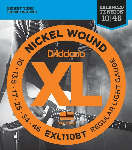 DADDARIO EXL110BT DADDARIO EXL110BT ELEKTRO GİTAR TEL SETİ, XL, 10-46, NICKEL WOUND ürün görseli 1