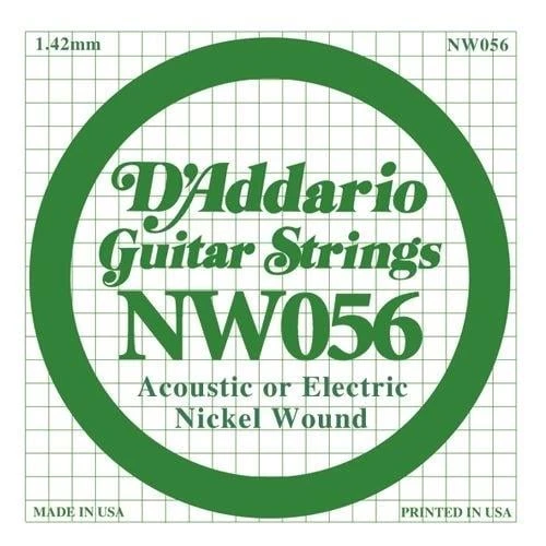 DADDARIO NW056 DADDARIO NW056 ELEKTRO VE AKUSTİK TEK TEL, (KALIN Mİ), 0.056 ürün görseli 1