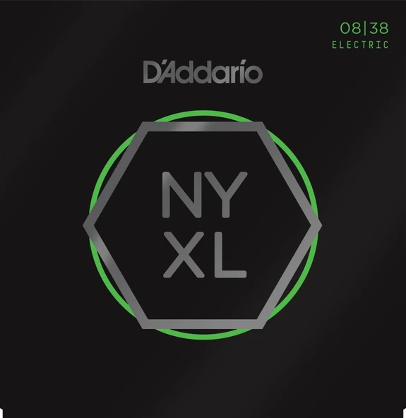 DADDARIO NYXL0838 DADDARIO NYXL0838 ELEKTRO GİTAR TEL SETİ, 08-38, EXTRA SUPER LIGHT ürün görseli 1