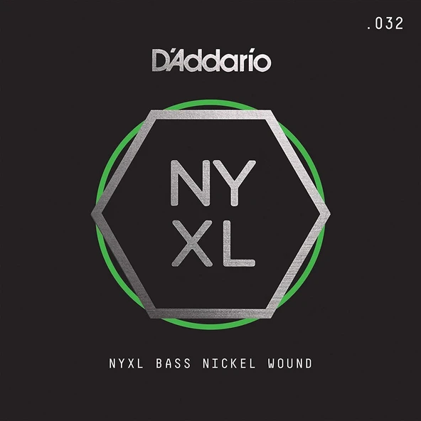 DADDARIO NYXLB032 DADDARIO NYXLB032 BASS TEK TEL, NYXL SERİSİ, NİKEL SARIM, 0.032 ürün görseli 1