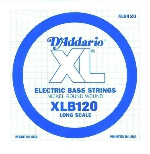 DADDARIO XLB120 DADDARIO XLB120 BASS TEK TEL, B-(Sİ), XL NICKEL WOUND, 0.120 ürün görseli 1