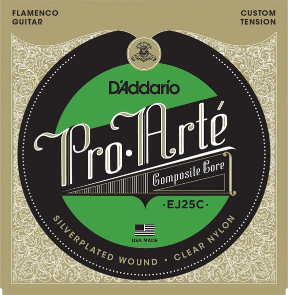 DADDARIO EJ25C DADDARIO EJ25C PRO-ARTE KLASİK GİTAR TEL SETİ, FLAMENCO, COMPOSITE ürün görseli 1