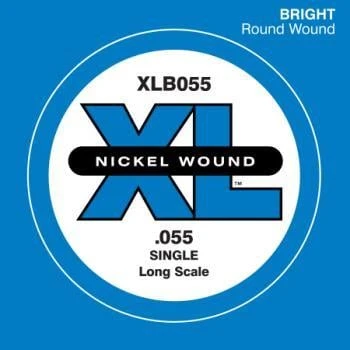 DADDARIO XLB055 DADDARIO XLB055 BASS TEK TEL, D-(RE), XL NICKEL WOUND, 0.055 ürün görseli 1