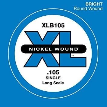DADDARIO XLB105 DADDARIO XLB105 BASS TEK TEL, E-(Mİ), XL NICKEL WOUND, 0.105 ürün görseli 1