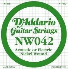 DADDARIO NW042 DADDARIO NW042 ELEKTRO VE AKUSTİK TEK TEL, (KALIN Mİ), 0.042 ürün görseli 1