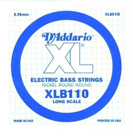 DADDARIO XLB110 DADDARIO XLB110 BASS TEK TEL, E-(Mİ), XL NICKEL WOUND, 0.110 ürün görseli 1