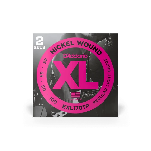 DADDARIO EXL170TP DADDARIO EXL170TP BASS GİTAR TEL SETİ , XL, 45-100 ürün görseli 1