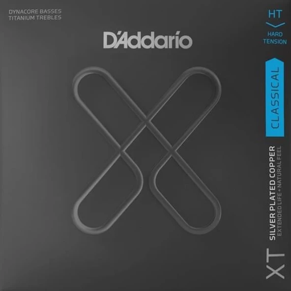DADDARIO XTC46TT DADDARIO XTC46TT KLASİK GİTAR TEL SETİ, TITANIUM, HARD TENSION ürün görseli 1