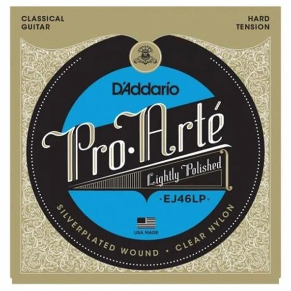 DADDARIO EJ46LP DADDARIO EJ46LP PRO-ARTE KLASİK GİTAR TEL SETİ, LIGHTLY POLISHED ürün görseli 1