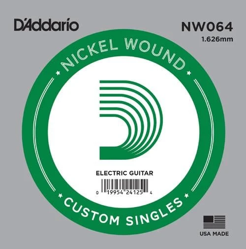 DADDARIO NW064 DADDARIO NW064 ELEKTRO VE AKUSTİK TEK TEL, (KALIN Mİ), 0.064 ürün görseli 1