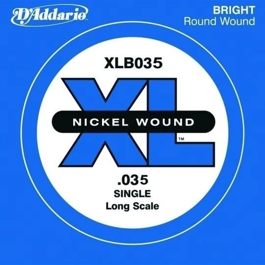 DADDARIO XLB035 DADDARIO XLB035 BASS TEK TEL, G-(SOL), XL NICKEL WOUND, 0.035 ürün görseli 1