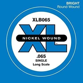 DADDARIO XLB065 DADDARIO XLB065 BASS TEK TEL, D-(RE), XL NICKEL WOUND, 0.065 ürün görseli 1