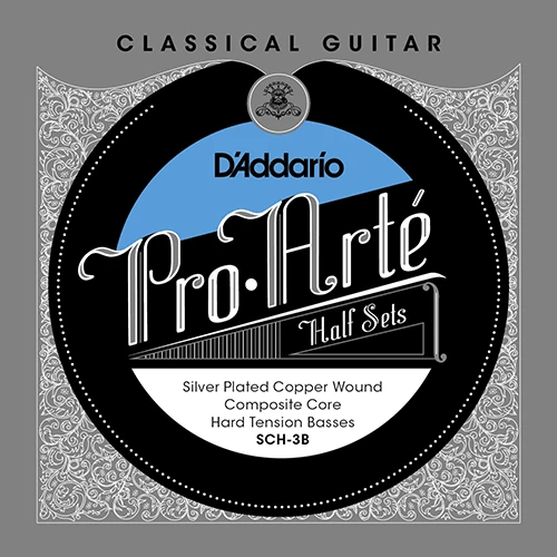 DADDARIO SCH-3B DADDARIO SCH-3B PRO-ARTE KLASİK GİTAR TELİ, ÜST 3 TEL (SADECE BAS TELLER), HARD TENSION ürün görseli 1