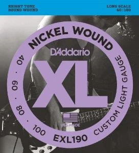 DADDARIO EXL190 DADDARIO EXL190 BASS GİTAR TEL SETİ, XL, 40-100, LONG SCALE, NICKEL ürün görseli 1