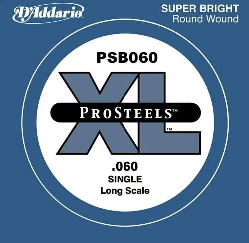 DADDARIO PSB060 DADDARIO PSB060 BASS TEK TEL, D-(RE), PRO STEELS, 0.060 ürün görseli 1