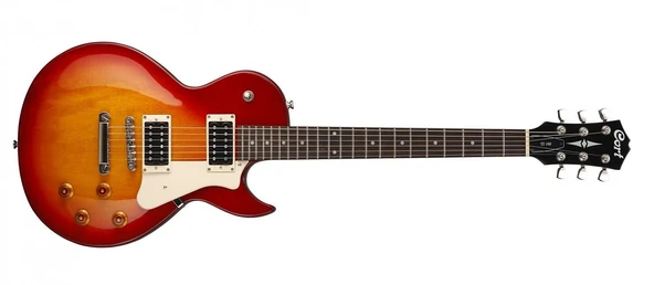 CORT ENDONEZYA CR100CRS ELEKTRO GİTAR, VİŞNE KIRMIZISI SUNBURST, PSLP-1F & ürün görseli 1