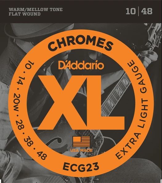 DADDARIO ECG23 DADDARIO ECG23 ELEKTRO GİTAR TEL SETİ, 10-48, EXTRA LIGHT ürün görseli 1