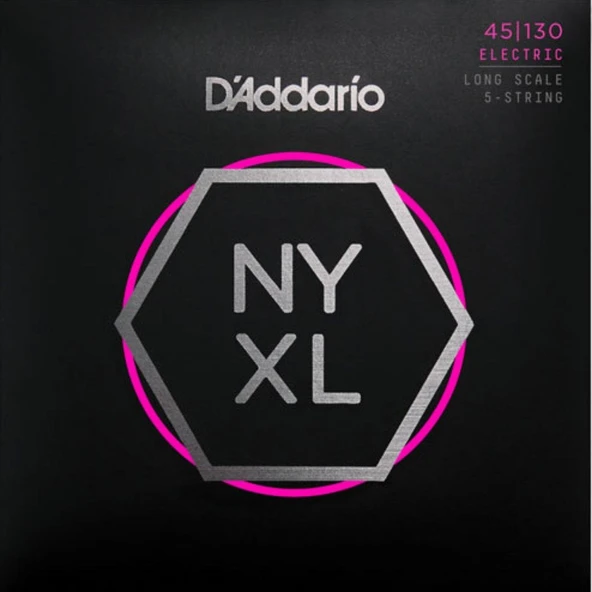 DADDARIO NYXL45130 DADDARIO NYXL45130 BASS GİTAR TEL SETİ, NYXL SERİSİ, LONG SCALE, 5 TELLİ ürün görseli 1