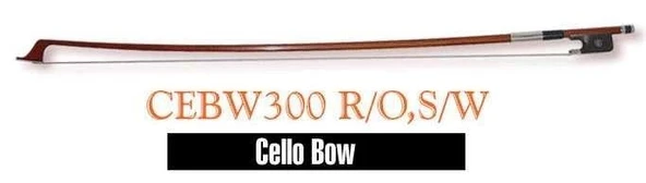VALENCIA CEBW300 CELLO YAY, SCALE (4/4), BREZİLYA AĞACI, GÜMÜŞ BALA ürün görseli 1